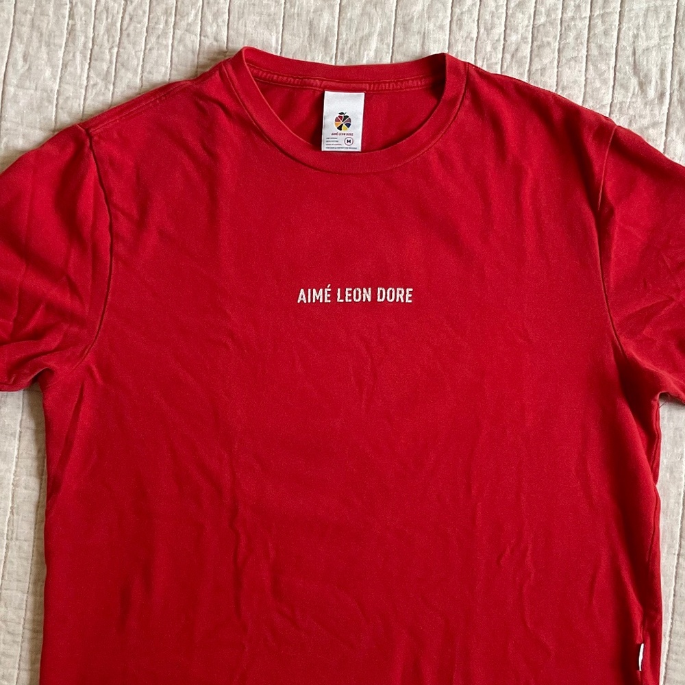 Aime Leon Dore Red Crewneck Shirt